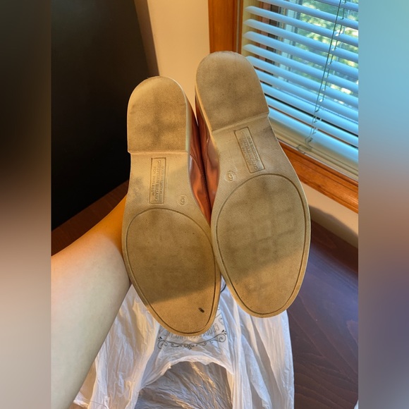 Blush Pink Metallic Christian Siriano for Payless Lace Up Oxfords US6 - Picture 8 of 11